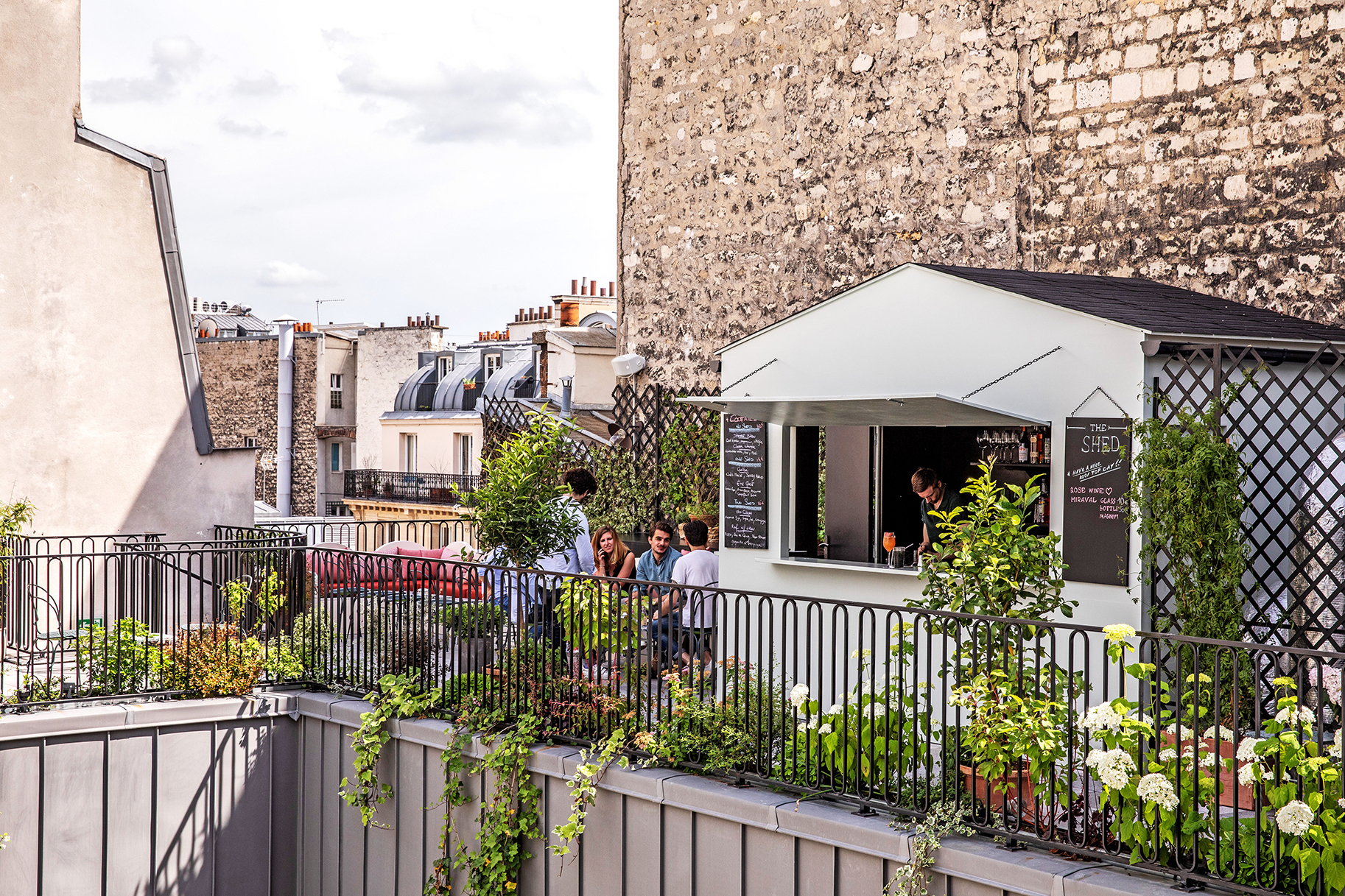 The Shed  rooftop l   H  tel des Grands Boulevards Les meilleurs