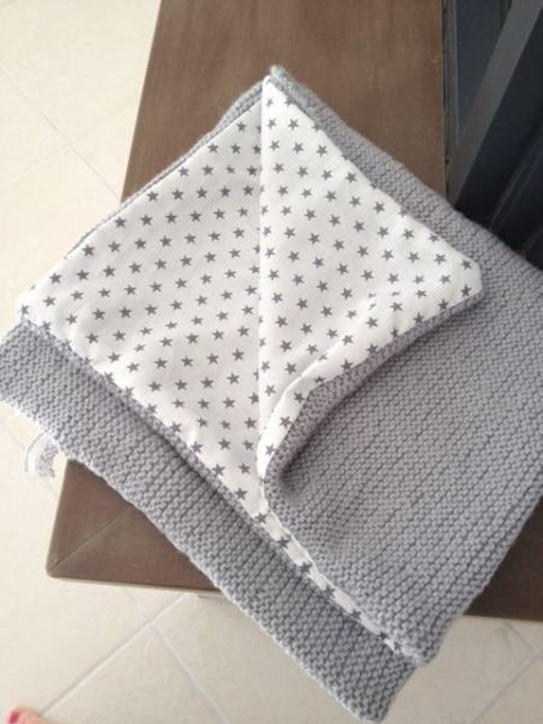 Couverture En Tricot Cadeaux De Naissance Fait Main La Nouvelle Tendance A Adopter Elle
