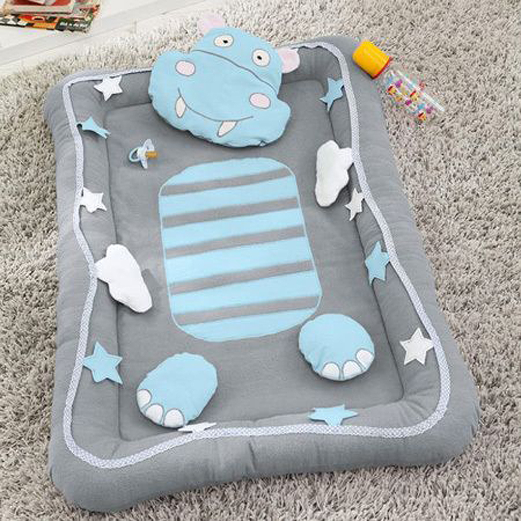 Tapis D Eveil Hippopotame Cadeaux De Naissance Fait Main La Nouvelle Tendance A Adopter Elle