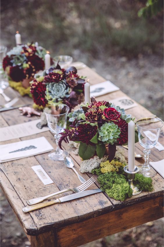Decoration De Table De Mariage Nature Les Decorations De Tables
