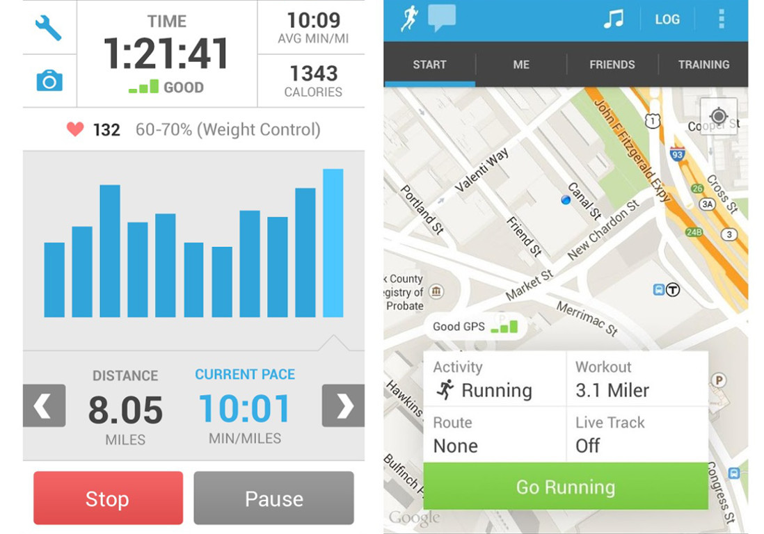 Runkeeper Applications de running notre top 10 Elle