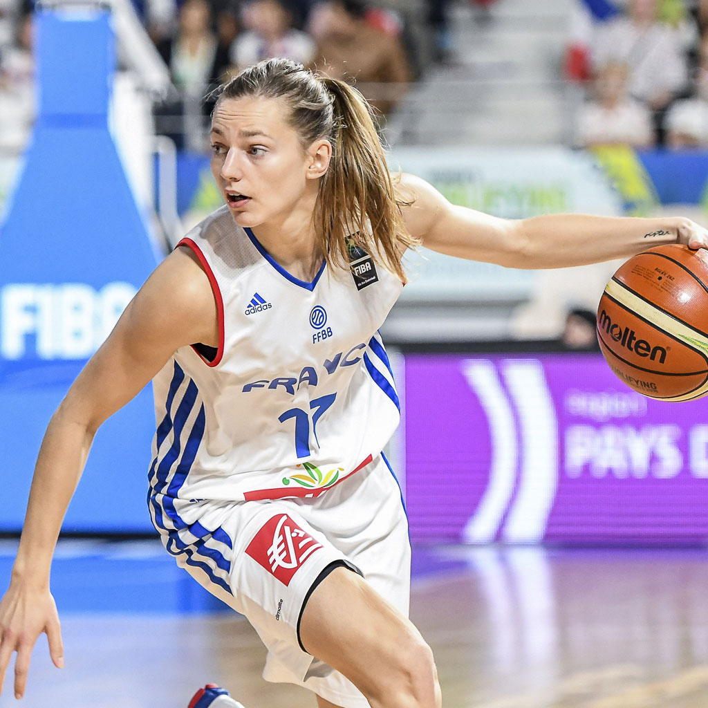 Les secrets forme de Marine Johannes, basketteuse française aux JO Elle