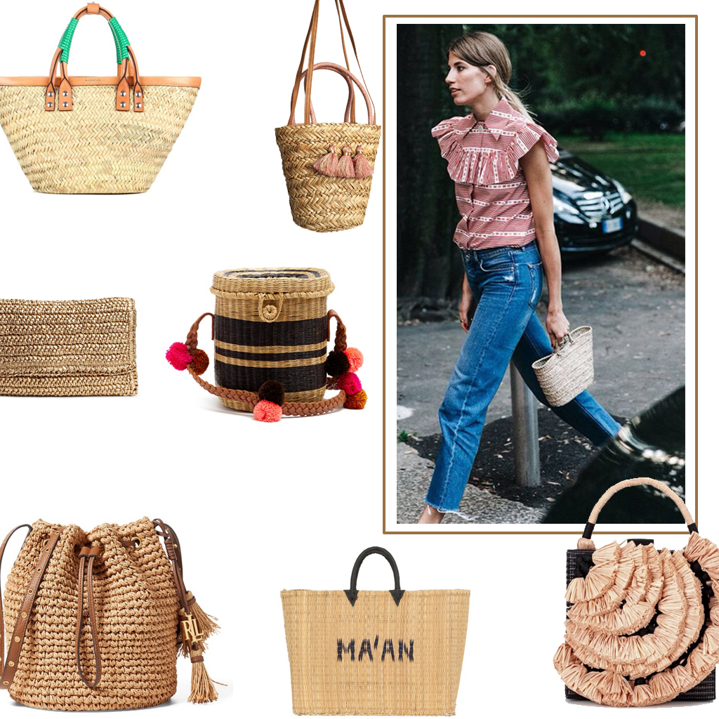 Sac en paille 20 sacs en paille pour l’été Elle