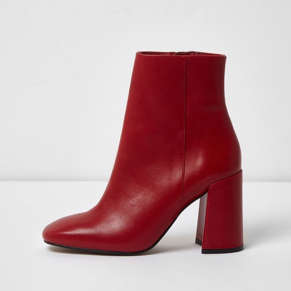 bottines talons aiguilles rouge