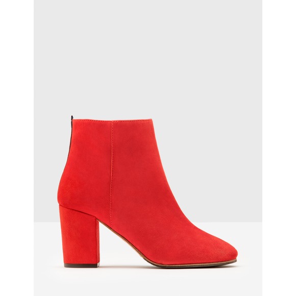 bottine a talon rouge bordeaux