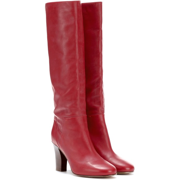 mango bottes hautes cuir