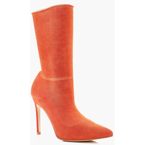 bottines orange
