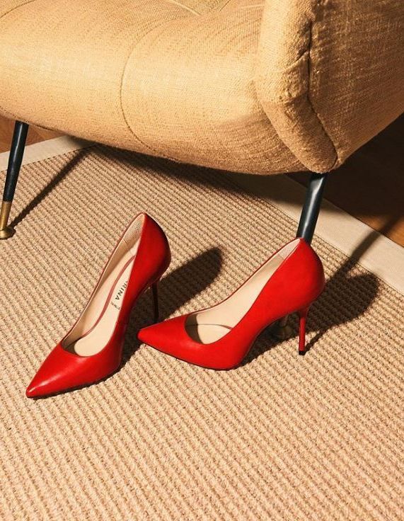 Escarpins San Marina Noirs En Cuir Vernis - Taille 37 - Portés Une Seule Fois - Occasion