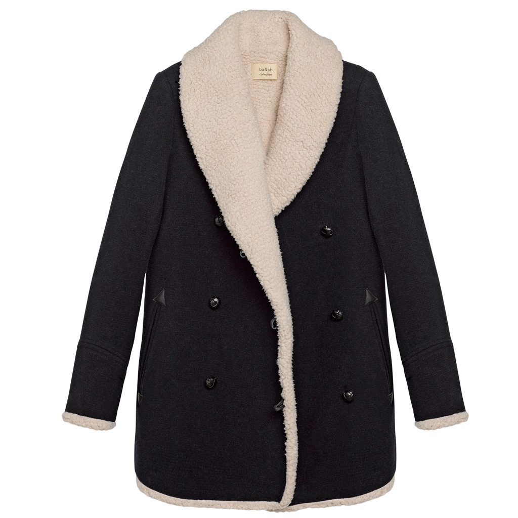 Manteau en laine Ba&sh - 50 fa?�ons d�???�viter d�??avoir froid cet hiver - Elle