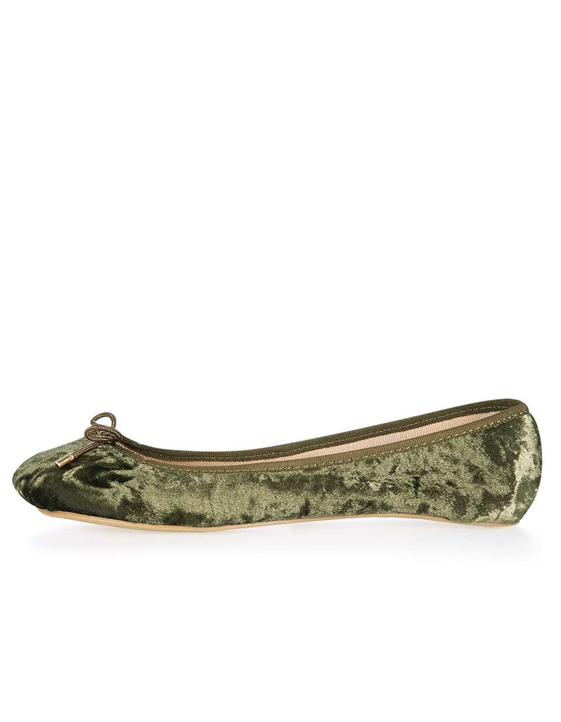 ballerines vertes femme