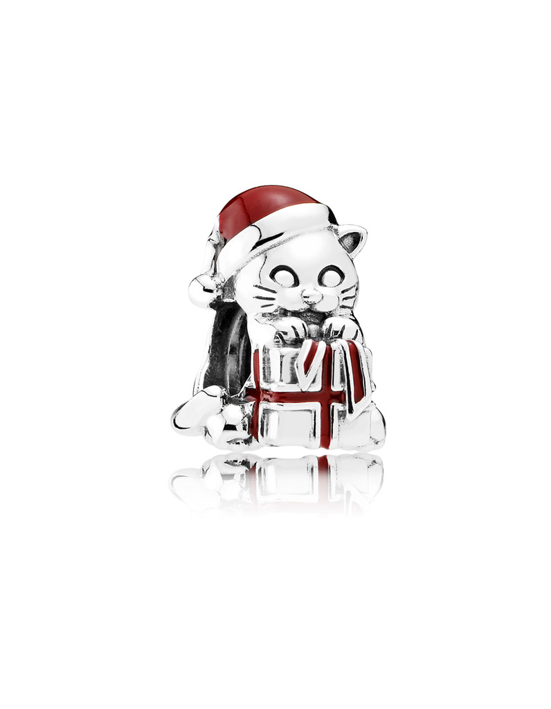 Charm Chaton De Noel Pandora On Voit Rouge Nos 10 Charms Pandora Preferes Elle