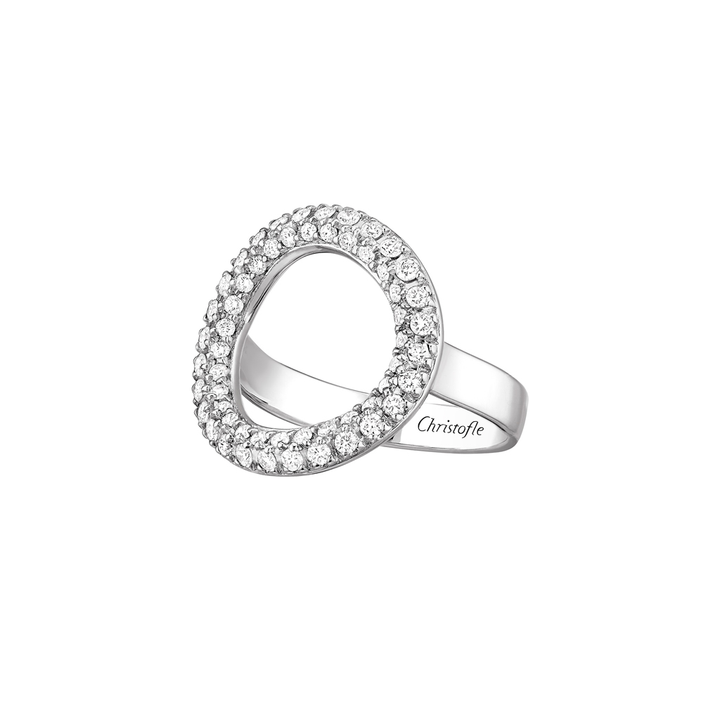 Faire Rhodier Une Bague En Or Blanc Bague anneau en or blanc et diamants Idole de Christofle - Notre