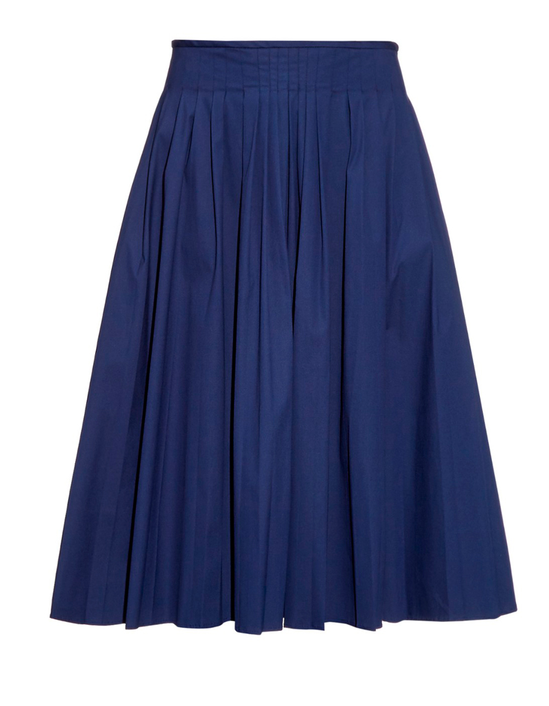 Jupe plissée bleu S