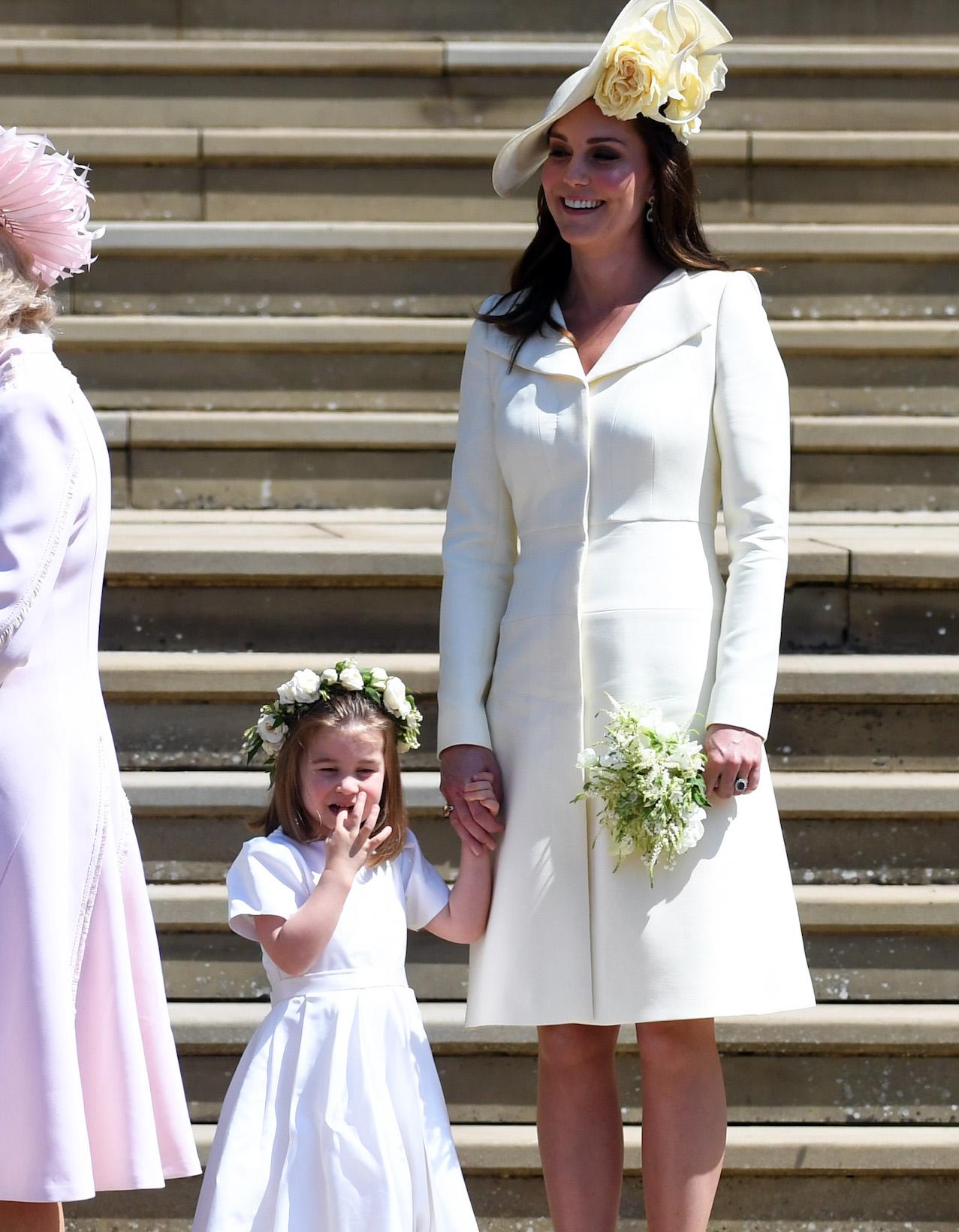 Kate Middleton : au mariage de Harry et Meghan, elle reportait sa robe ...
