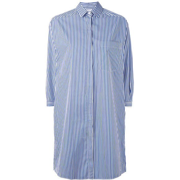 robe chemisier rayee