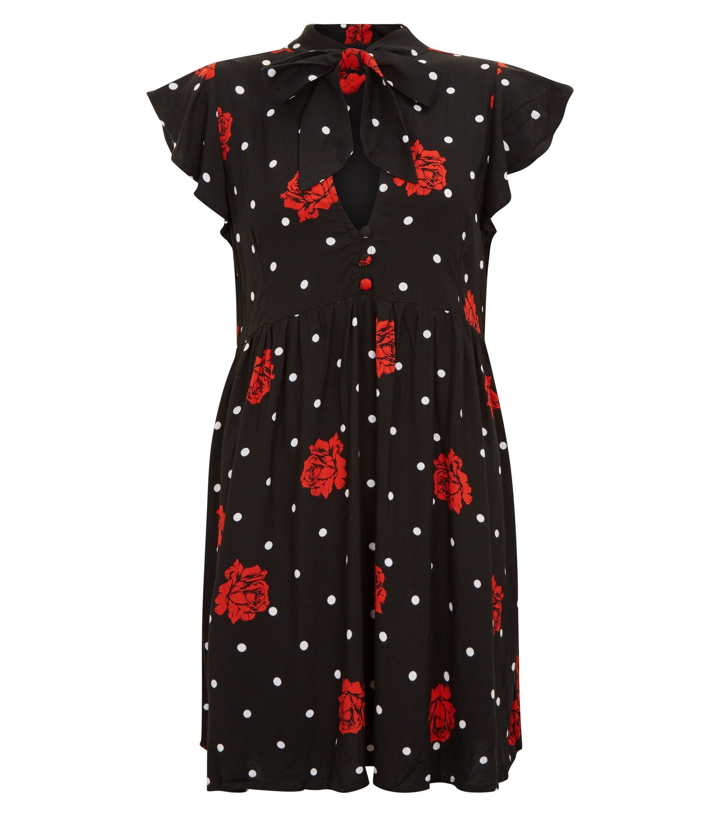 Robe à pois fleurie New Look 15 robes à pois qui dépotent Elle