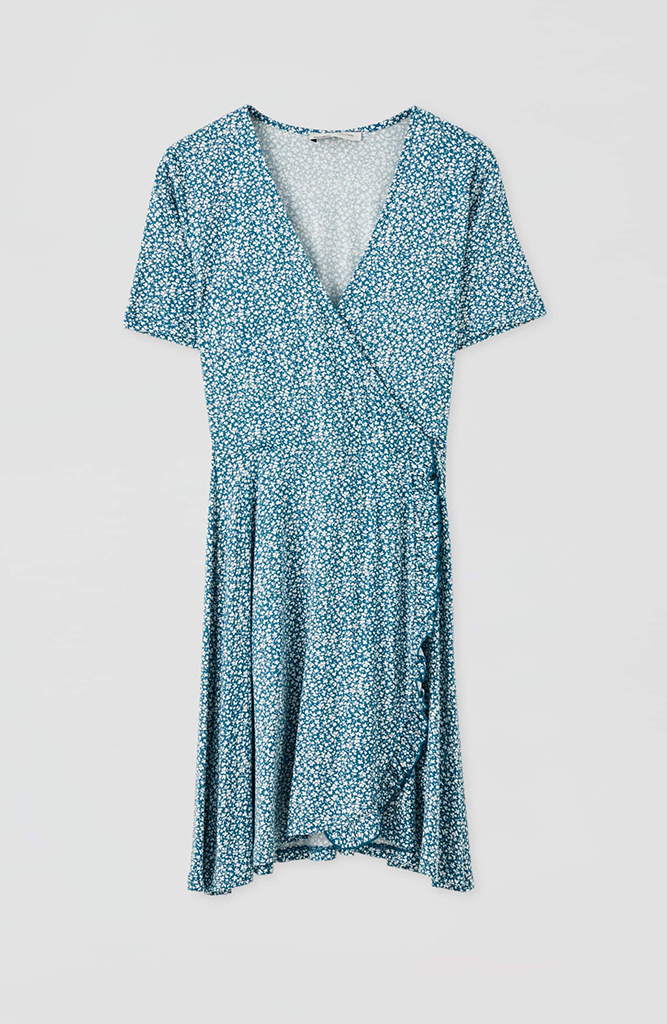 pull and bear robe fleurie