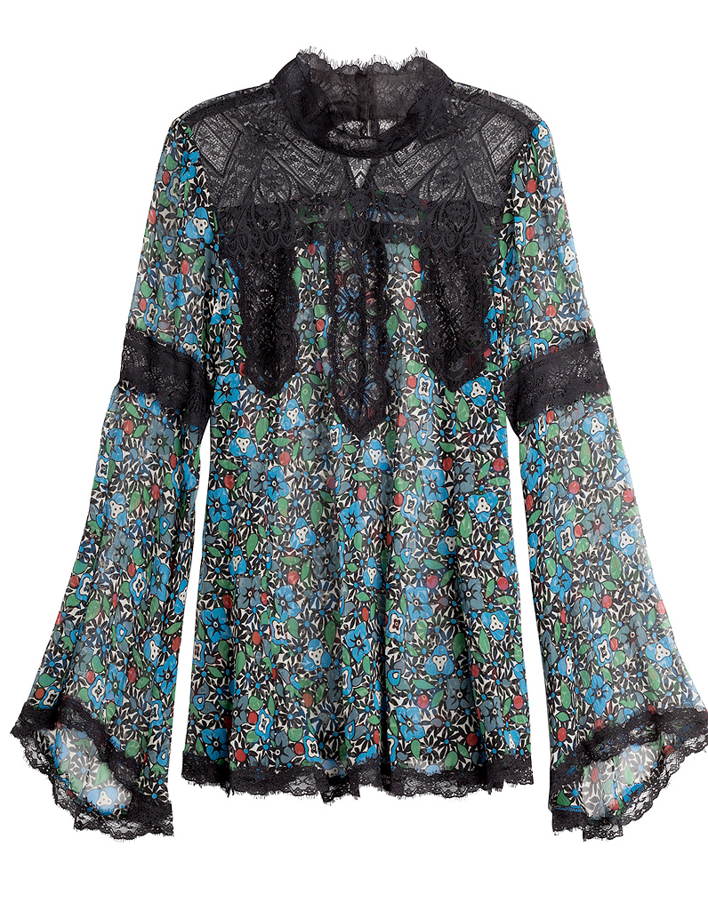 Blouse à col montant ANNA SUI SUR STYLEBOP 20 cols montants pour être