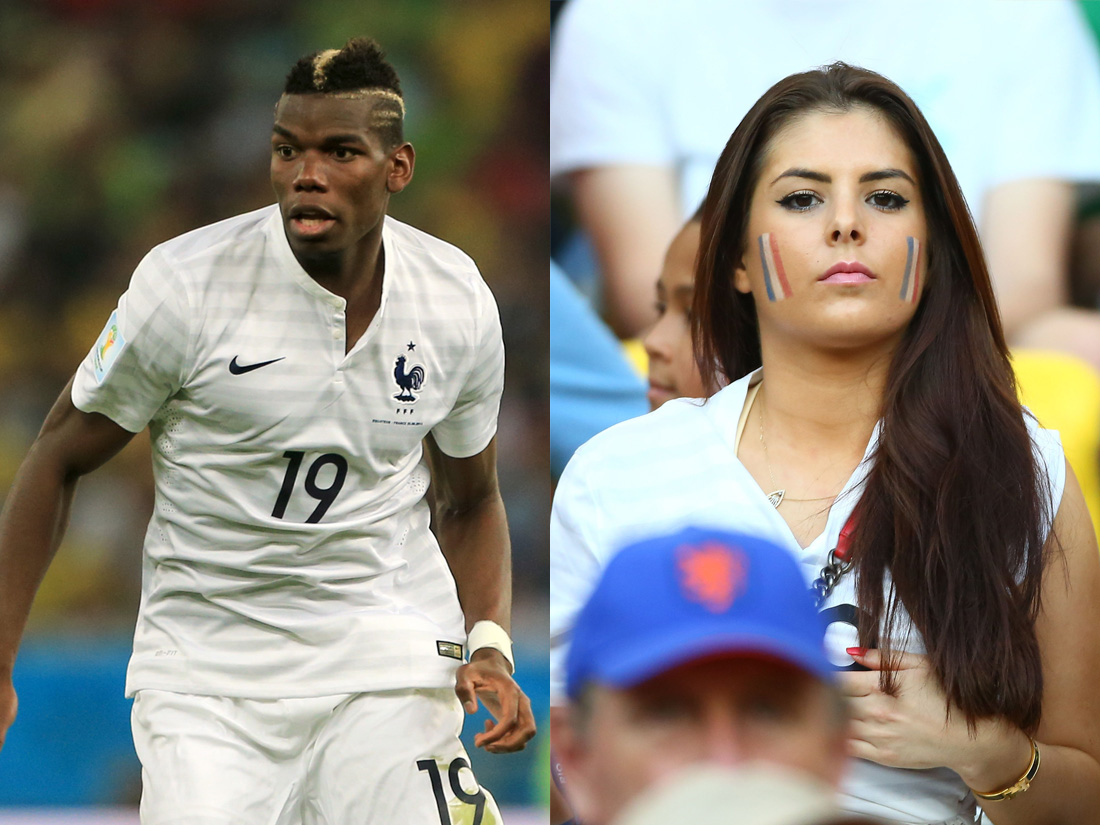 Paul Pogba Et Sa Compagne Bresil 2014 Qui Sont Les Femmes Des Footballeurs De L Equipe De France Elle