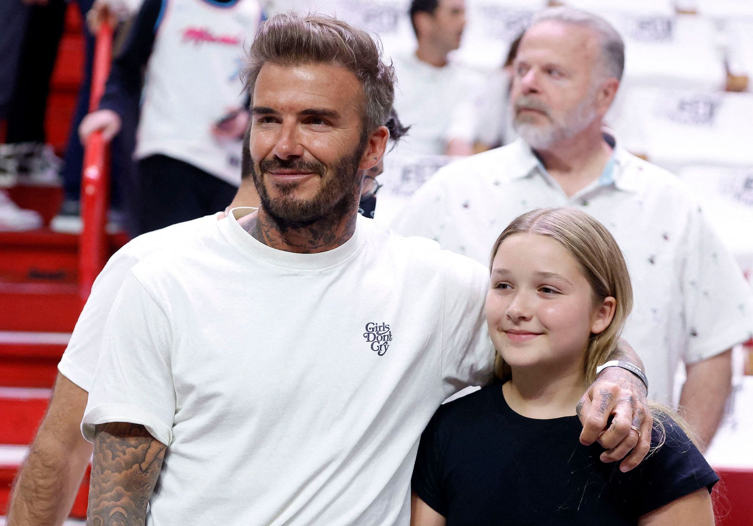 David Beckham : cette vidéo de sa fille Harper en adorable supportrice -  Elle