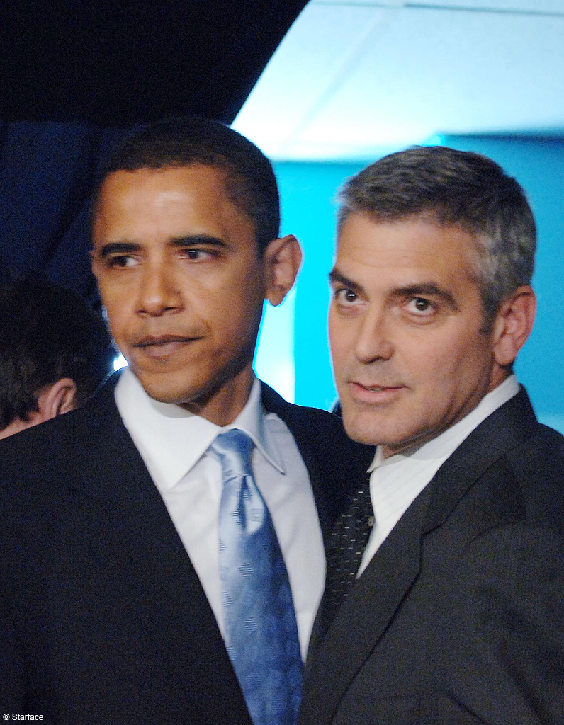 George Clooney : Une Réception Pour Aider Barack Obama - Elle