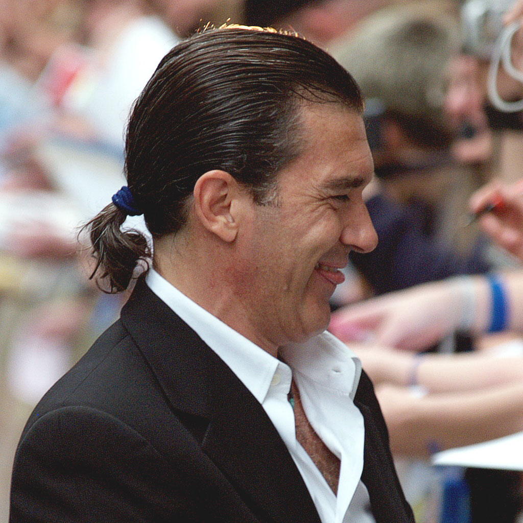 Antonio banderas ponytail