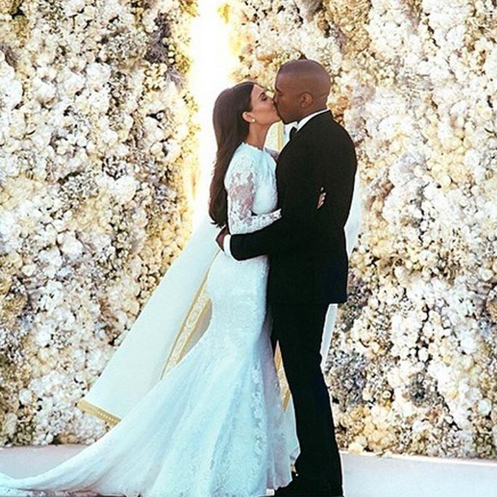 Kim Kardashian Et Kanye West Toutes Les Photos Du Mariage Elle