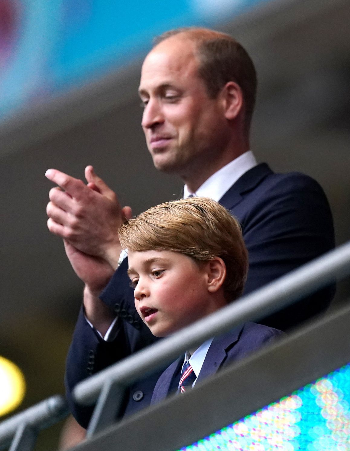 Le prince William, premier supporter de son fils George lors d’un match de foot