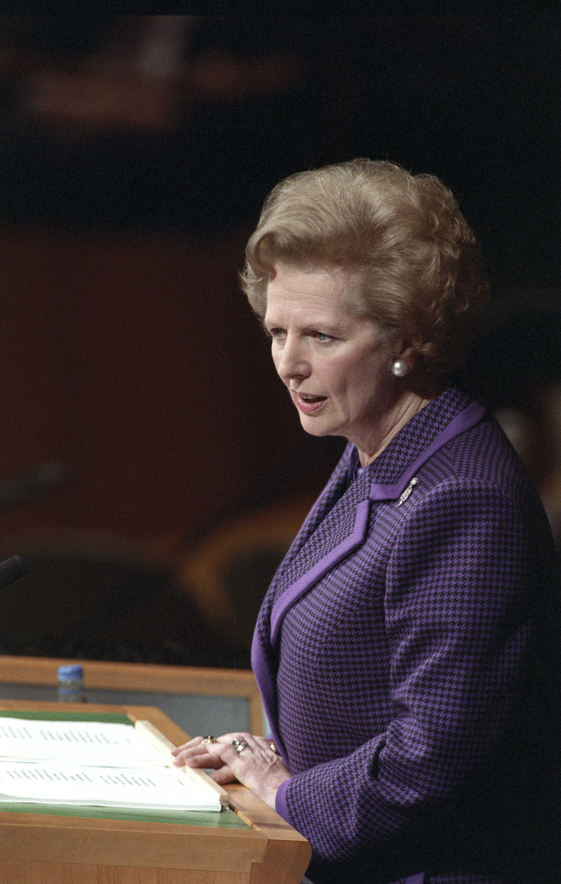 Margaret Thatcher la PremiÃ¨re ministre britannique en 1989