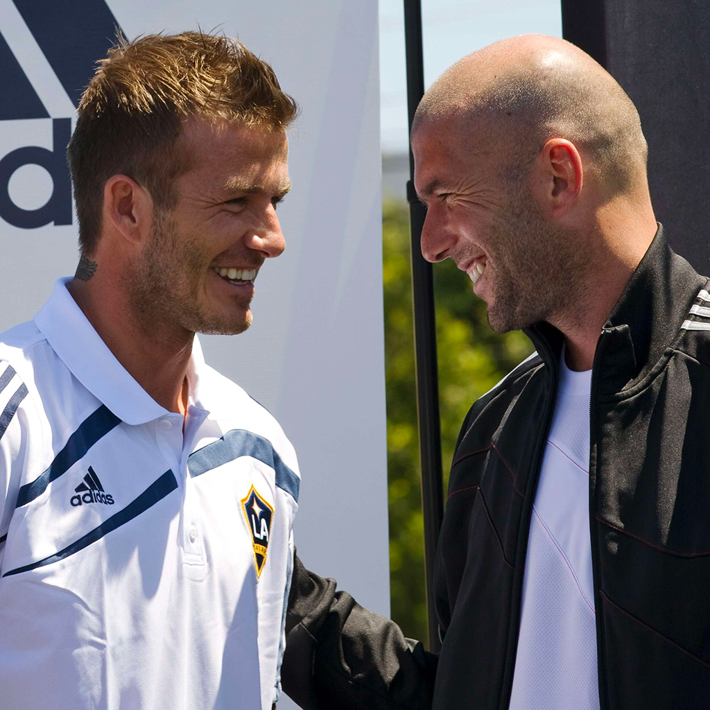 Zidane et David Beckham : retrouvailles des deux amis, une ...