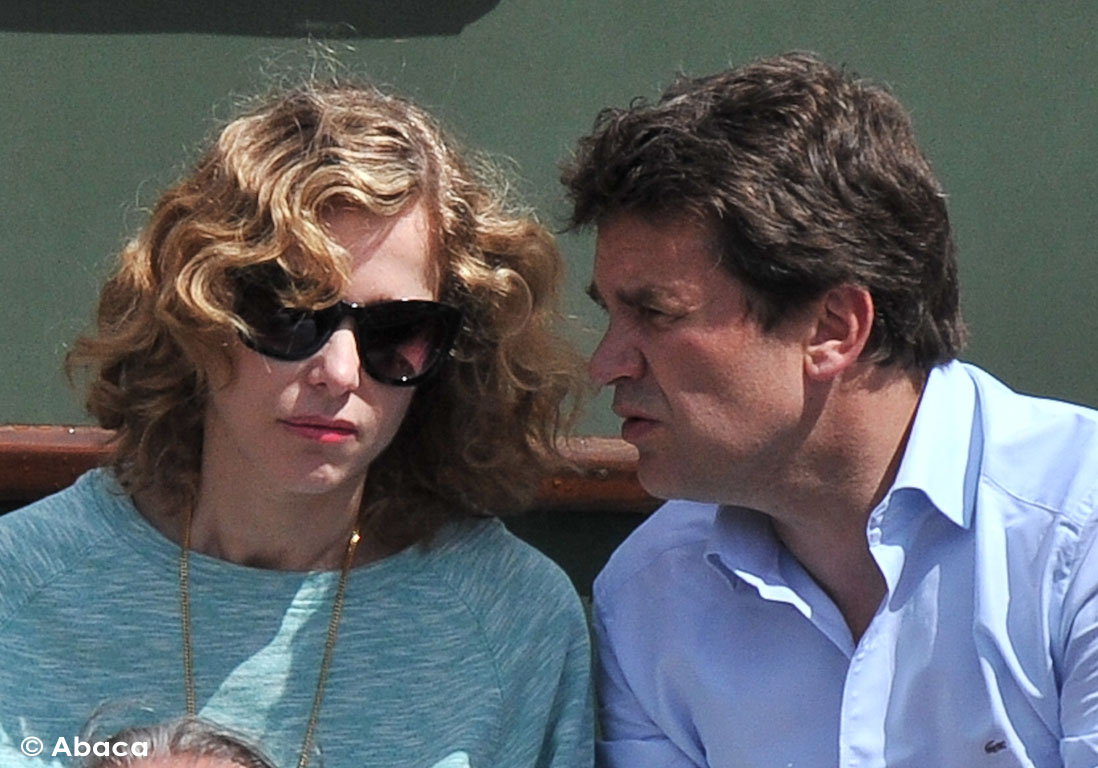 Pascale Arbillot And Herve Matoux Les people se pressent à RolandGarros Elle